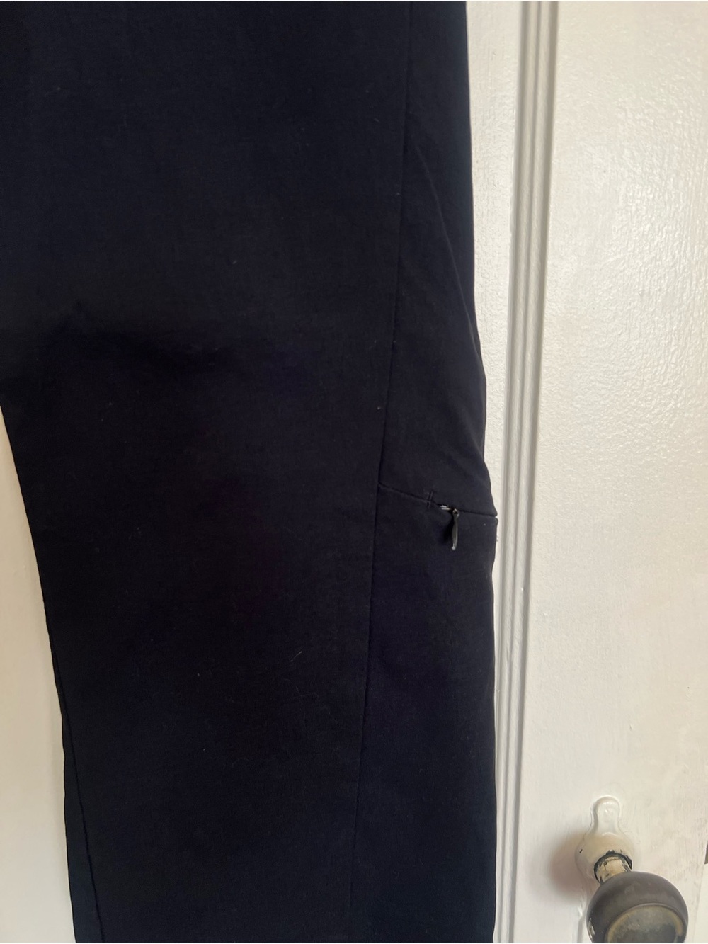 Athleta Black Wide-Leg Flare Pants - Picture 3 of 8